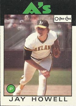 1986 O-Pee-Chee Baseball Cards 115     Jay Howell